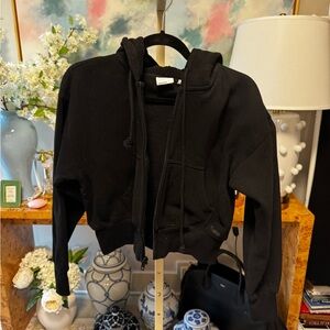 Aritzia TNA Black Sweatfleece Hoodie